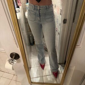H&M Light Wash Flare Jeans